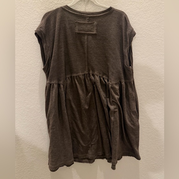 Three Bird Nest The Nest Sweet Nothings Baby Doll Dress Charcoal Brown Size S - Picture 4 of 4